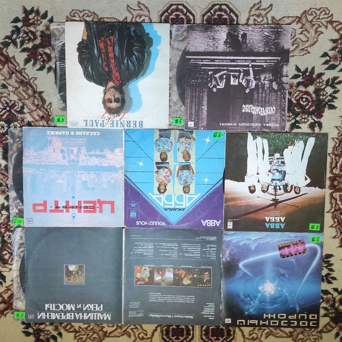 Виниловые пластники.