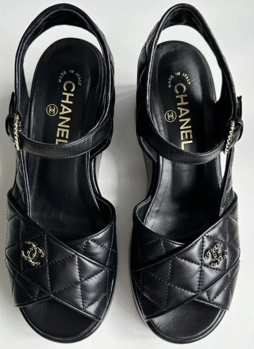 Chanel сандали платформа 37