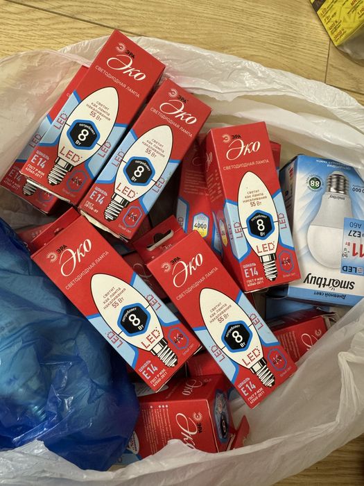 Лампочки по 300 тенге