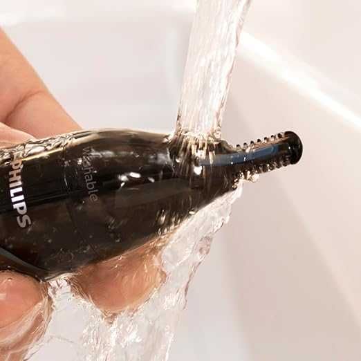 Тример за нос/уши Philips NT3650/16, Миещ се, Precision Trim с батерии