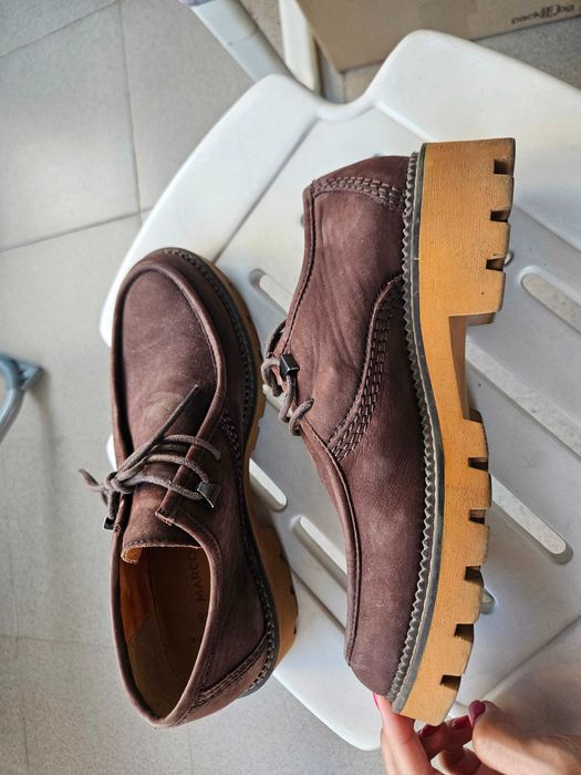 Кожени обувки Marco Tozzi