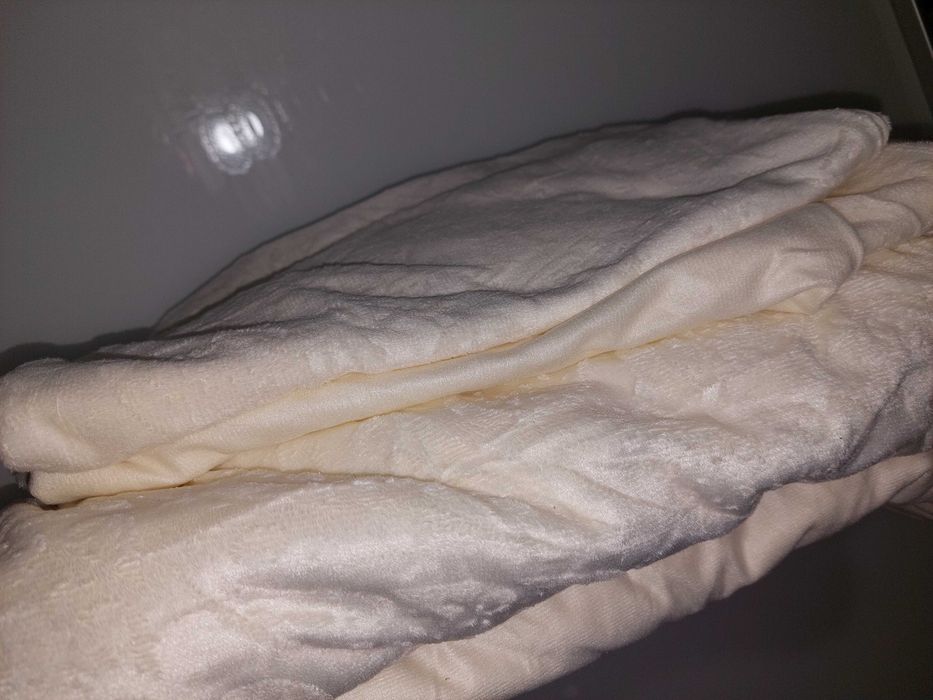 Lenjerie de pat catifelată cu relief stil brocart, 4pcs, king size