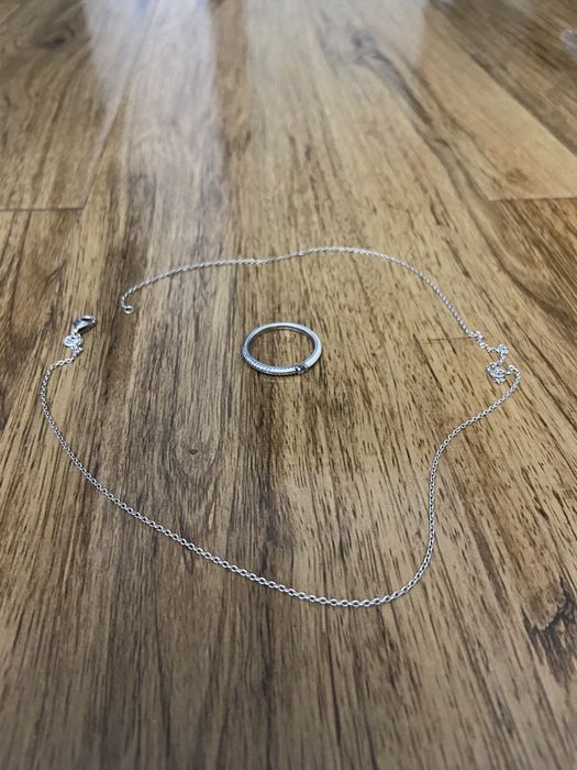 кольцо и колье PANDORA