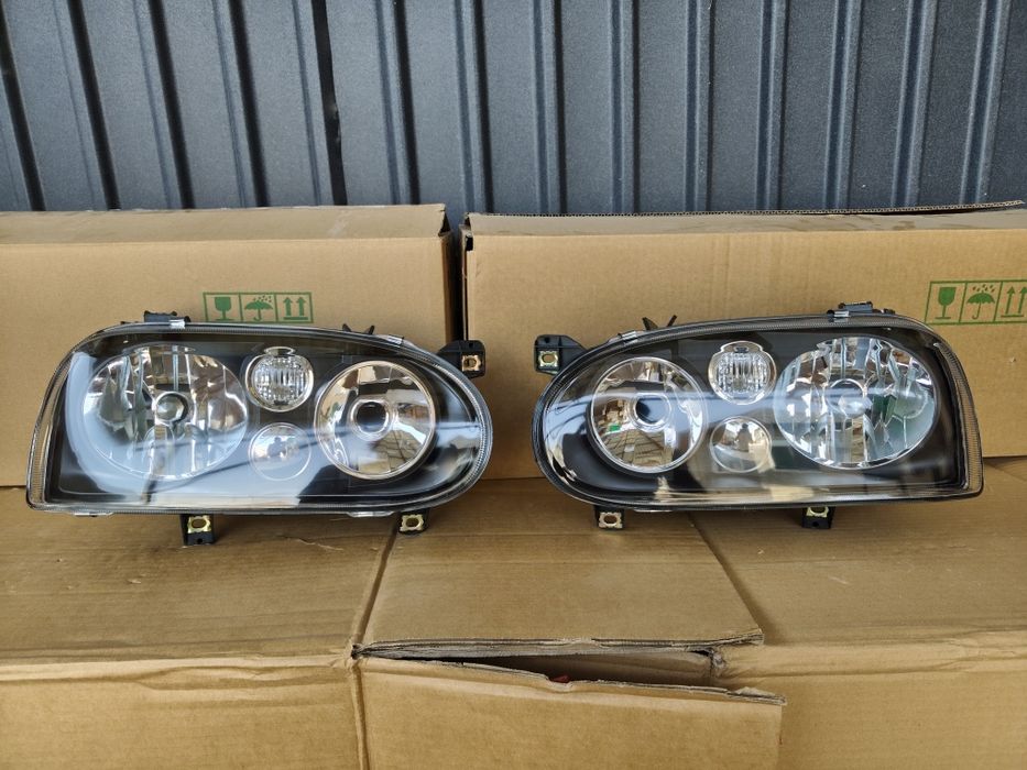 Фара гольф 3 хрустальный