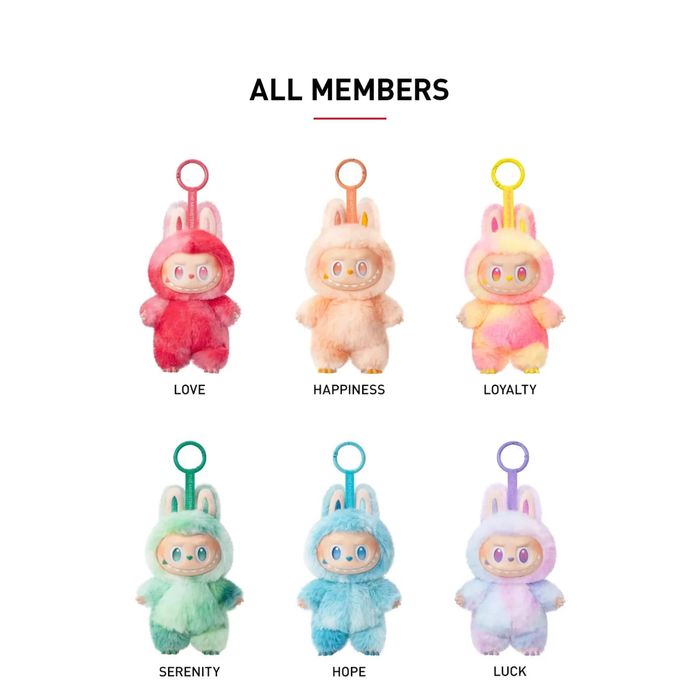 Labubu Big into Energy 17см Лабубу, плюшен ключодържател