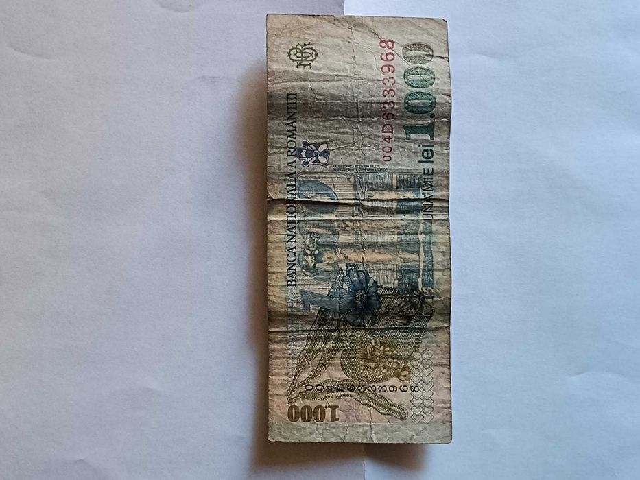Bancnota 1000 lei " MIHAI EMINESCU"