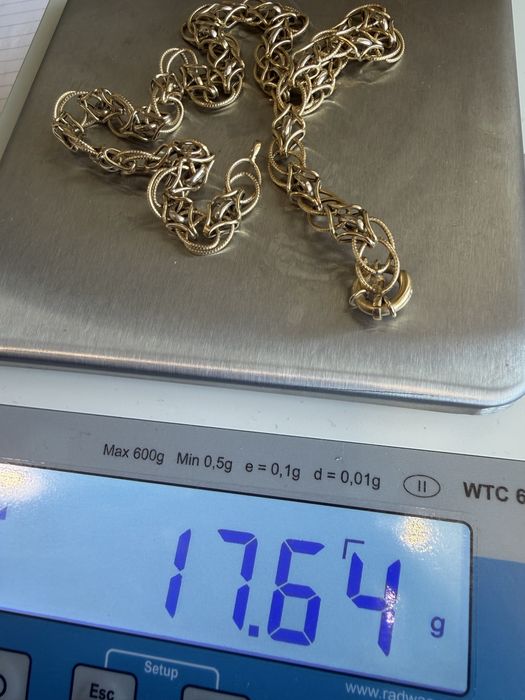 Златна колие 17.64гр 14к 46см