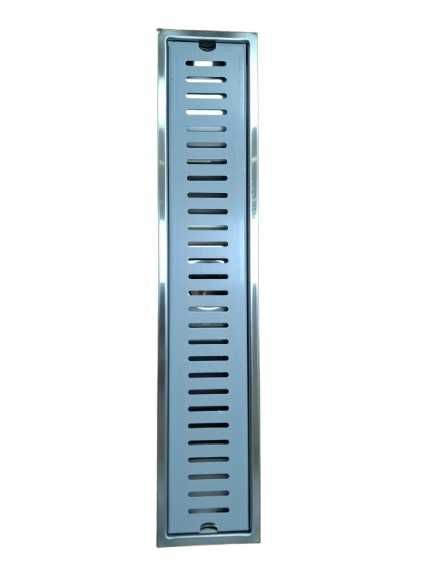 Rigola Dus Lineara inox/negru mat/gri - 40,50,60cm - NOI