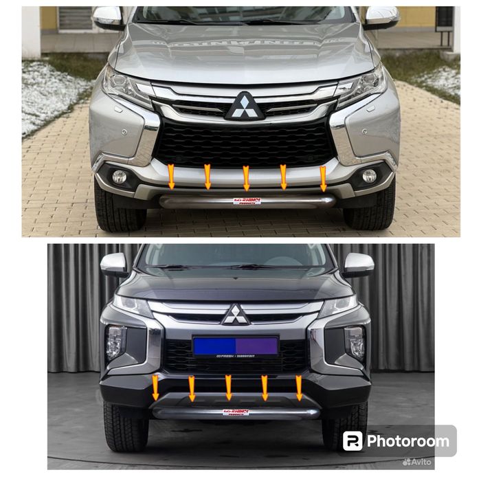 Защита бампера на