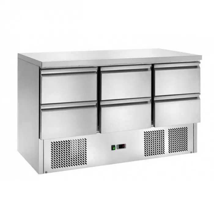 Green Frost - Masa rece 6 sertare, Masa refrigerare 6 sertare