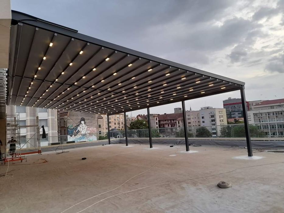 Pergola retractabila automata pret producator