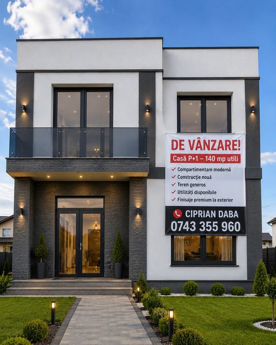 Casa p+1 str Vasile Geoanea in spate la carrefour  140mp utili