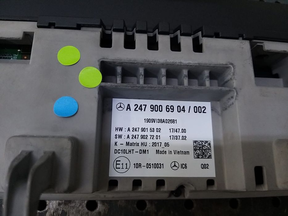 Display ceasuri bord benzina navigatie mercedes b class w247 a2479006904