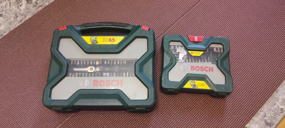 BOSCH - Ударна бормашина, Ъглошлайф, Комплект 65 части и 43 части