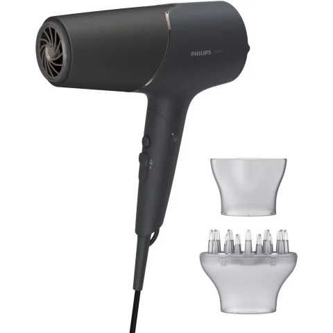 Uscator de par Philips BHD538/30, 2300W, tehnologie ThermoShield, ingrijire cu ioni, 3 setari de temperatura, 2 setari de viteza, difuzor, etc