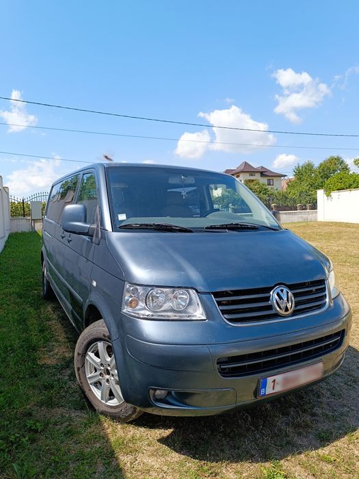 VW T5 2.5 174cp, Lung, 5 locuri mixt, manuală 6 viteze, import Belgia