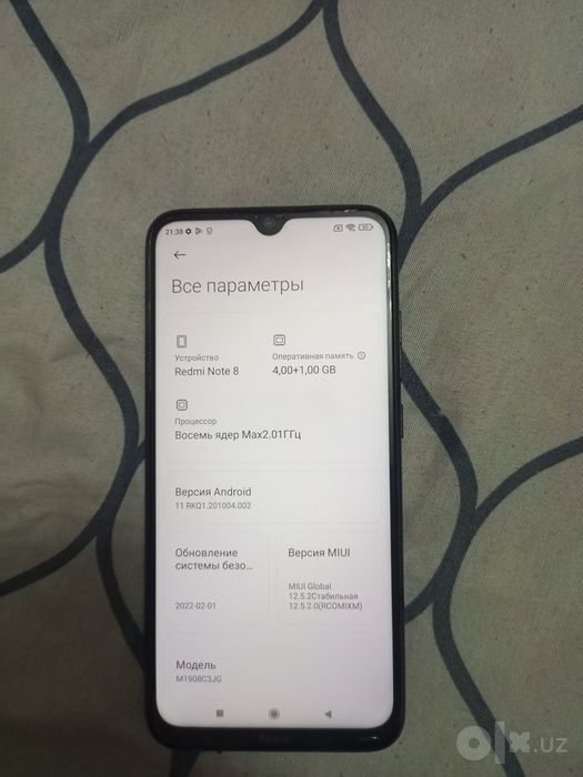 Redmi note 8 sotiladi
