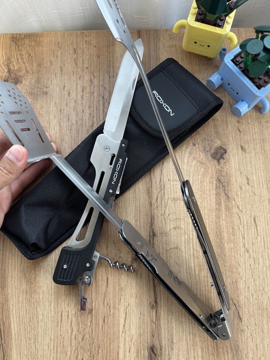 Set grătar Roxon S601 / NOU / BBQ / Multitool / EDC
