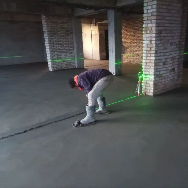 Стяжка пола сухая