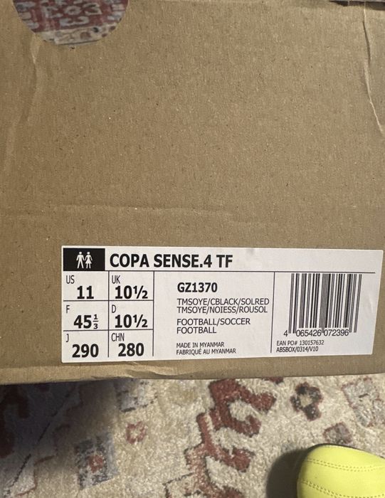 Adidas Copa Sense 4 TF ghete, adidași  fotbal sintetic  42,43