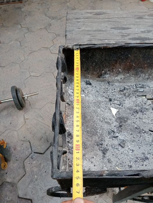 Мангал съемный со столом