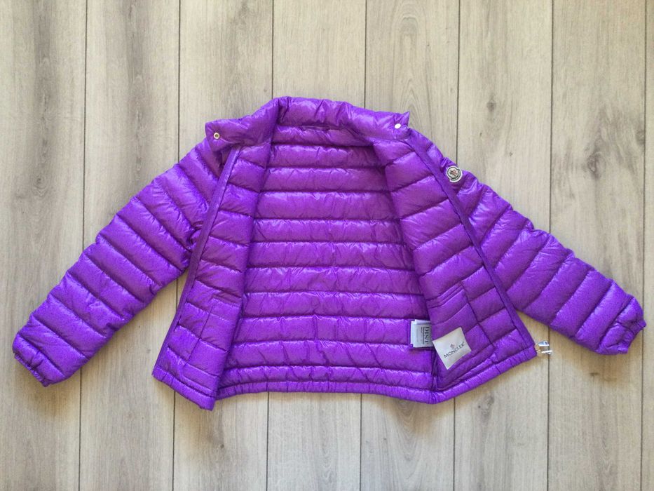 НОВО дамско лилаво / виолетово пухено яке MONCLER размер 2 / M