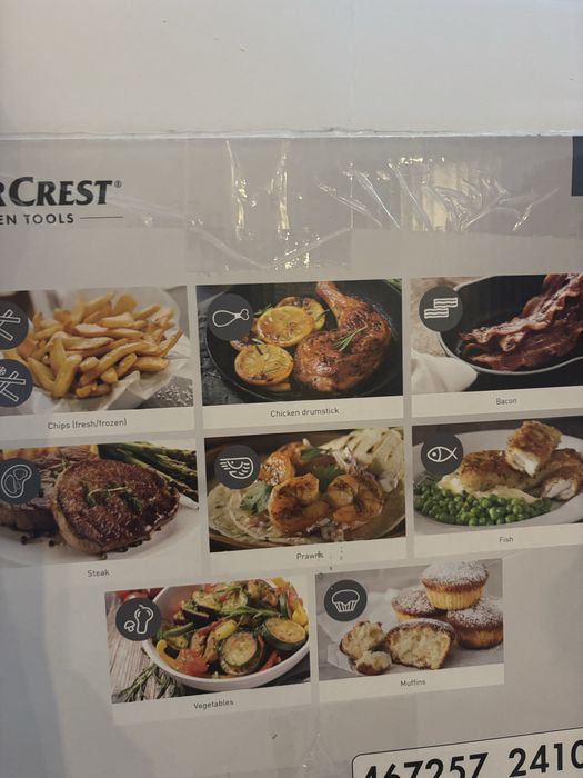 SilverCrest Digital Air Fryer 2,4 L/1400 W - Нов, неупотребяван, само разопакован