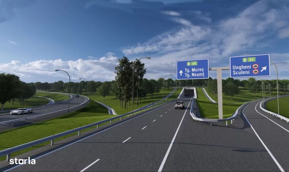 Hala si teren la Autostrada A8