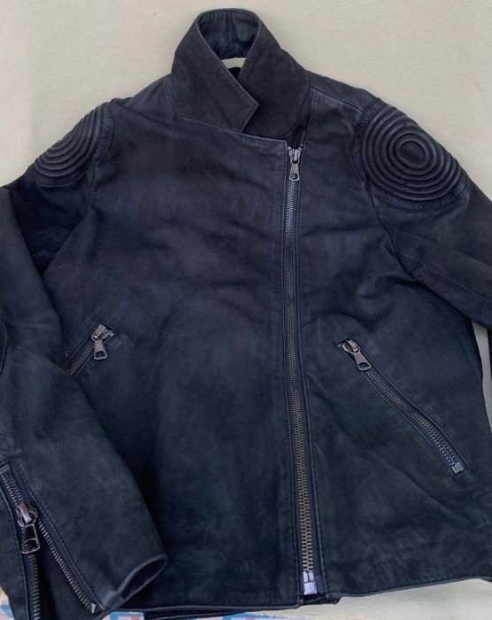 WHYRED Superba Geaca Fashion/Chic Runway Piele Gri Original Suedia