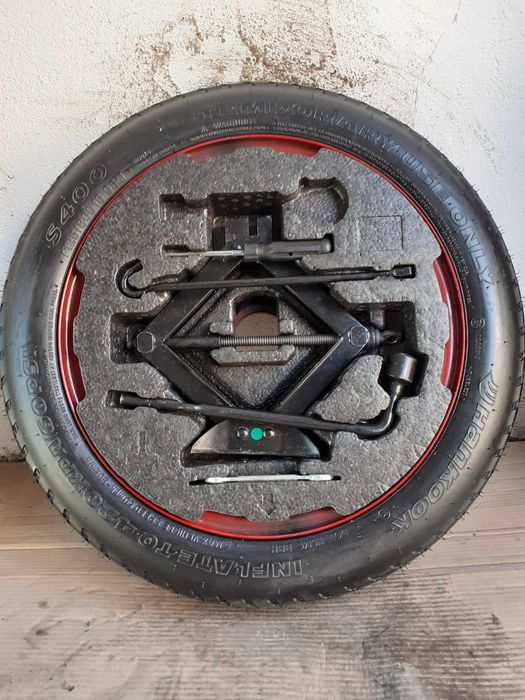 Roata rezerva SLIM cric HYUNDAI i30,i40,Ioniq,Elantra,KIA Ceed,Optima,Carens