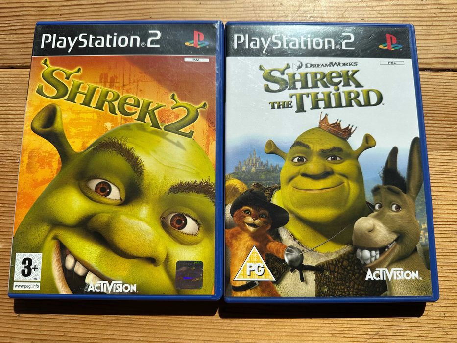 Shrek 2 + Shrek the Third PS2 Playstation 2 ПС2 Шрек