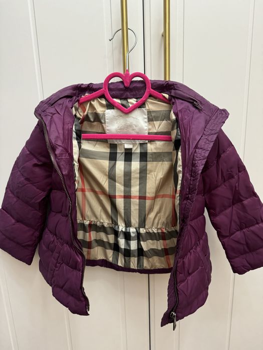 Geaca burberry originala fete 3 4 ani ca noua superba