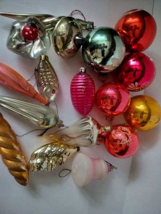 Стеклянные игрушки СССР