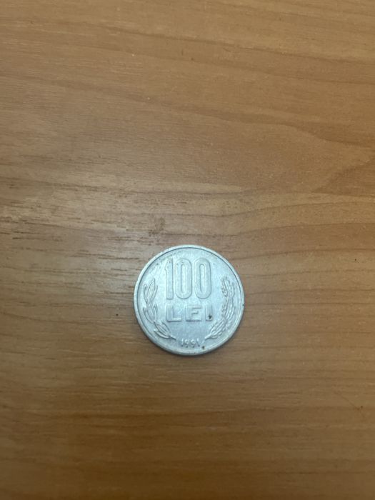 Moneda 100 de lei , anul 1991