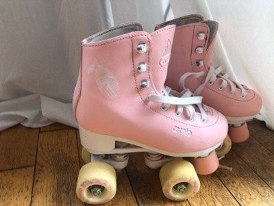 Децки розови кънки