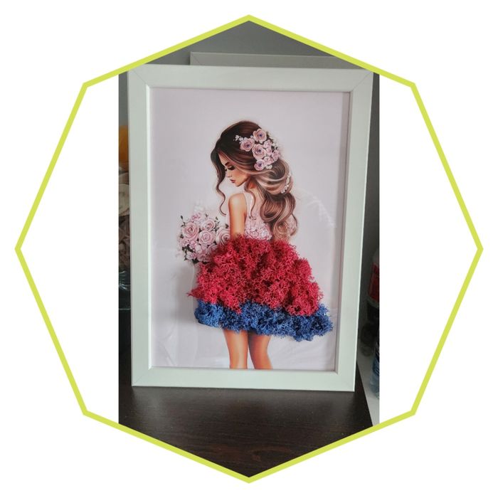 Картина от скандинавски мъх