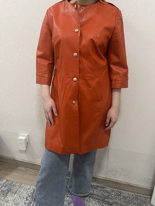 Кожаный плащ