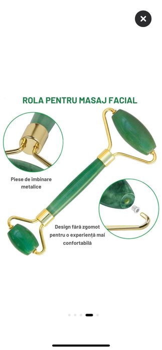 Комплект за масаж Гуа ша със зелен кварц