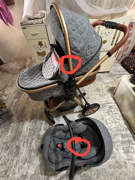 Десткая коляска новая