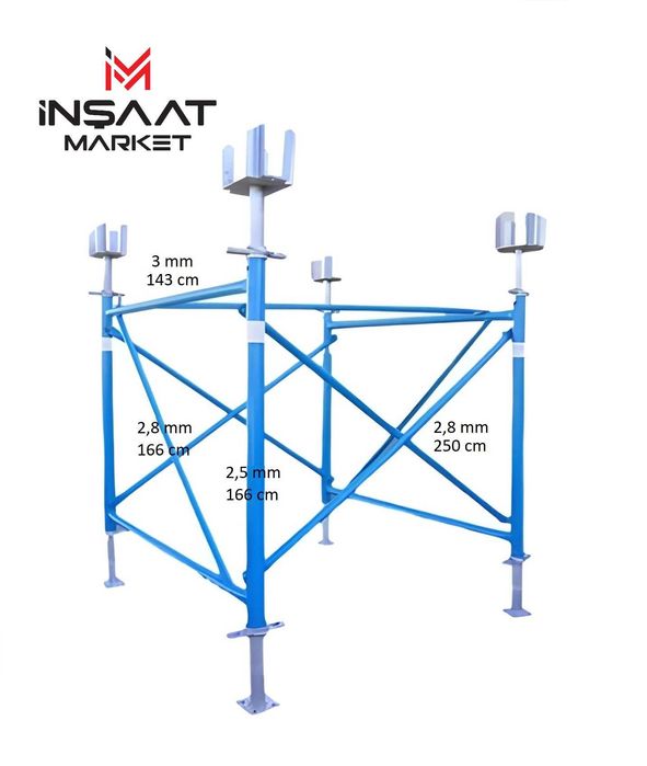 Lesa Monolitniy Монолитный леса стойка Комплект - Kalip Alti iskele