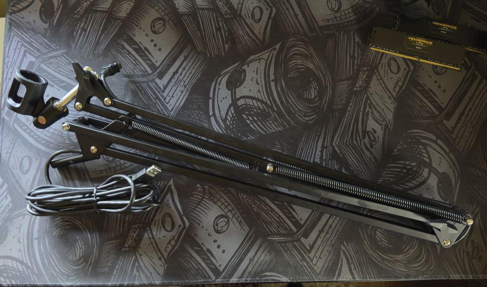 Soundsation ST-100U Brat Articulat Microfon cu Cablu USB 4m