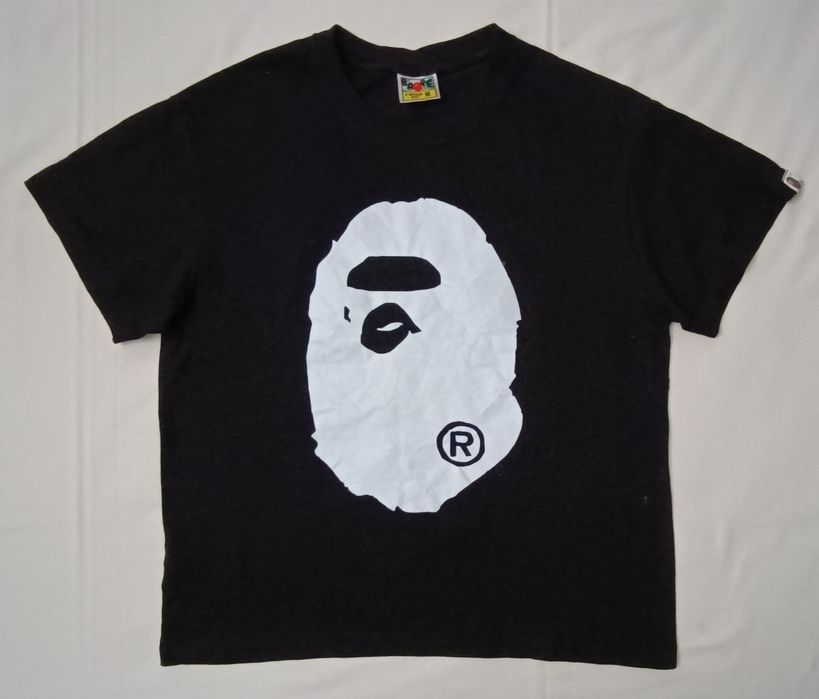 A Bathing Ape Bape T-Shirt оригинална тениска M памучна черна фланелка