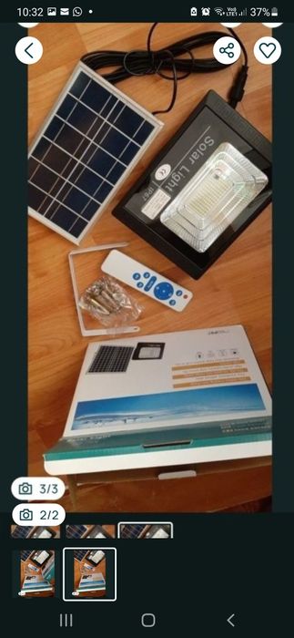 Proiector solar ,ca nou