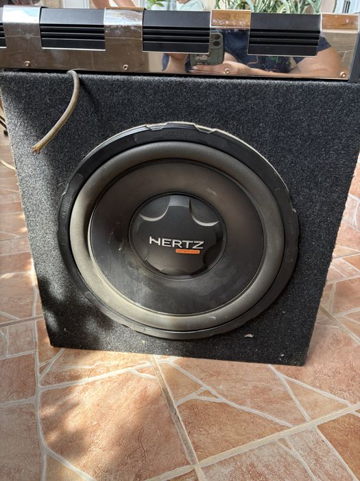 Субуфер и Усилвател за кола herts 950W