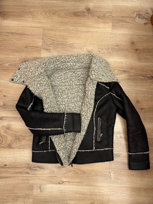 Кожено яке с вълна