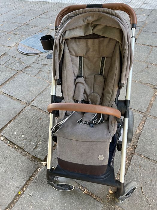 Cybex balios s lux количка сива с два коша