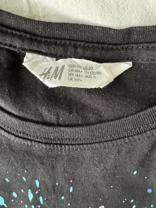 Tricou negru cu print pentru baieti