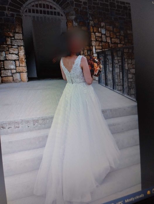 Уникална Булчинска рокля с дантели