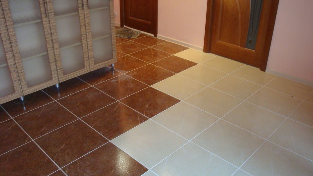 .Укладка плитки.