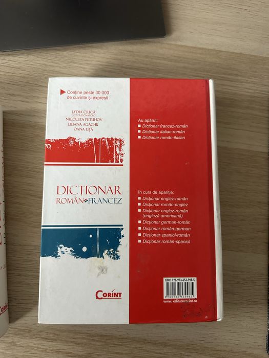 Dictionar roman francez si francez roman